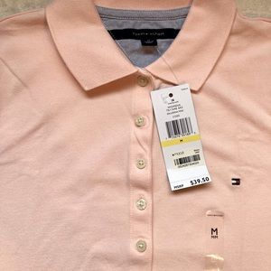 Tommy Hilfiger Medium Light Pink Polo Shirt